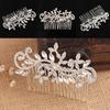 Alloy Rhinestone Hair Comb Bridal Wedding Diamond Studded Headwear Vintage High-end Wedding Banquet Headwear Jewelry Headwear