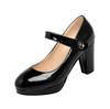 Women Pumps Girls' Shoes Platform High Heels Mary Jane Shoes Lolita High Heels Shallow Round Toe Office Party Wedding Footwear