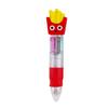 Cartoon Four-Color Ballpoint Pen - Cute Mini Oil Pen for Elementary Students, Learning Stationery, School Rewards, and Gifts