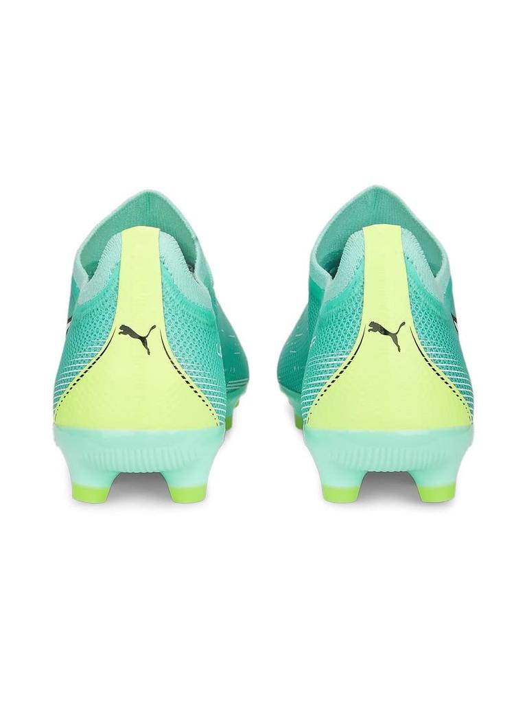 Puma Ultra Match 107218 Soccer 2023 Electro Size HG/AG Men's Cleats, Spring/Summer Colorway, Peppermint/Puma White/Fast Yellow, 25.5cm