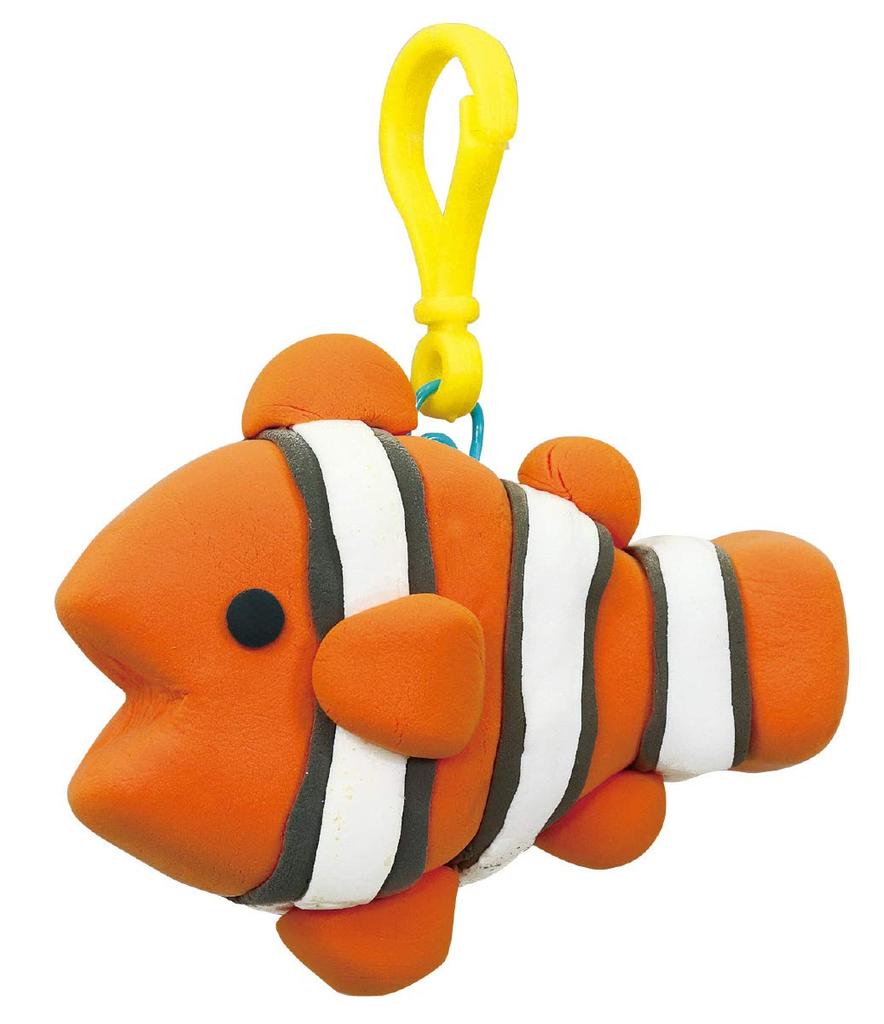 Clay Aquarium Mascot Craft Project for Summer Vacation, Independent Study, Home Study, Self-Study, Study Workbook, 55880