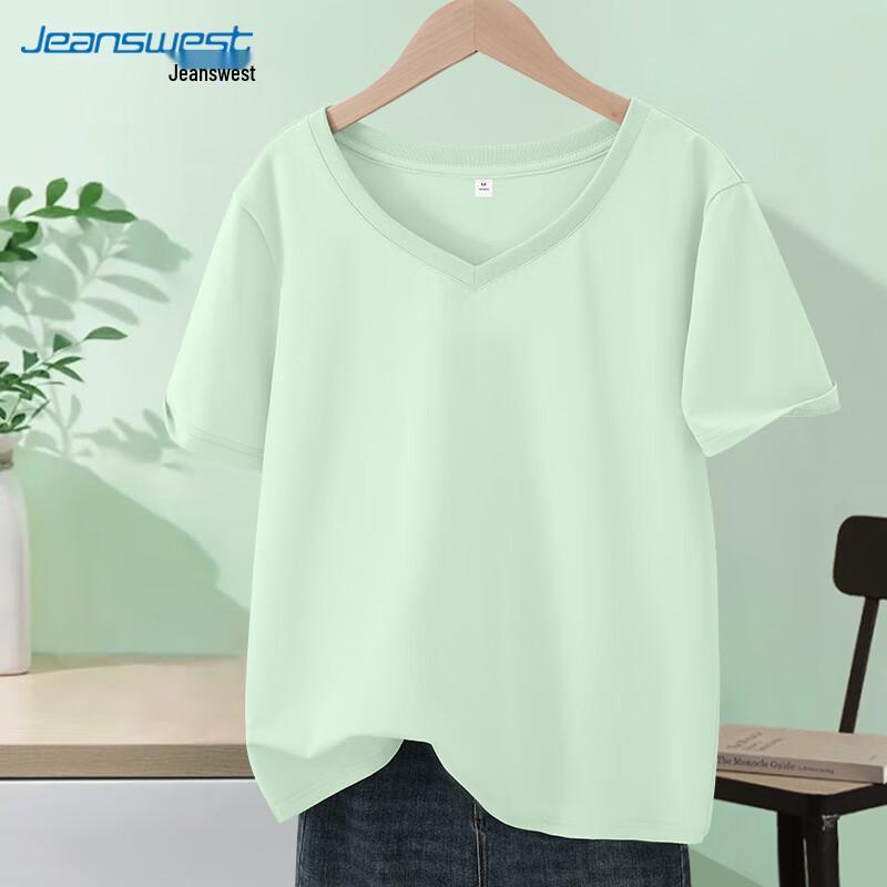 Jeanswest Women's V-Neck Cotton T-Shirt