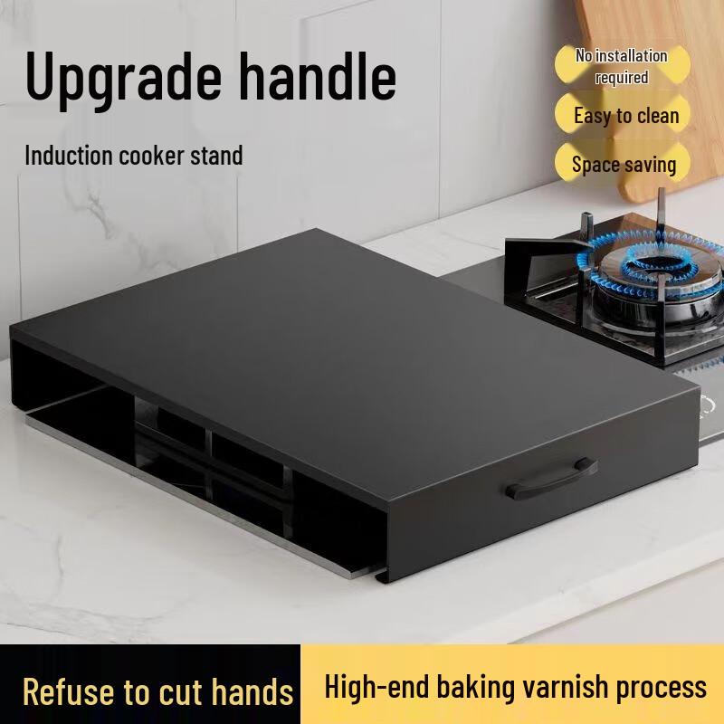 Stainless Steel Gas Stove Cover & Kitchen Shelf