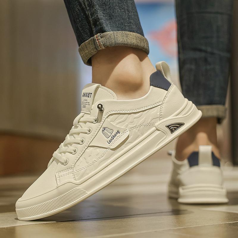 European Station Leather Casual Personality Men's Shoes Fashion Trend Leather Shoes Lazy Platform Versatile British Board Shoes Men