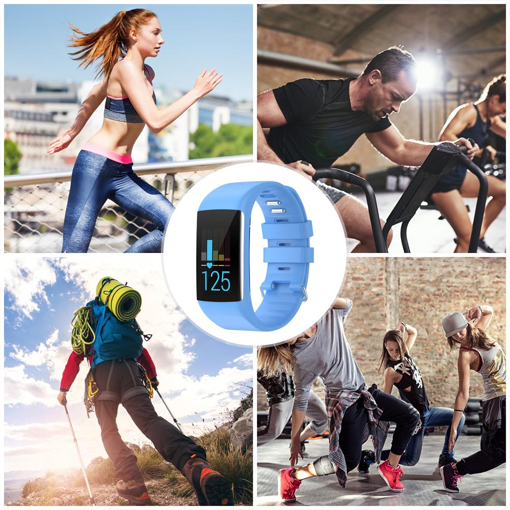 Silicone Watch Bands Replacement Bands Soft Comfortable Watch Strap Compatible for POLAR A360 A370