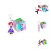 Charming Cartoon Circus Keychain Creative Toy Plastic Key Accessory Gift