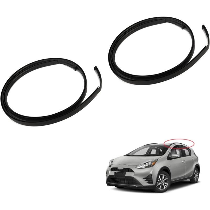 7555252190 7555152210 Vehicle Roof Trim Precisely Crafted Roof Edge Guard 1 Pair