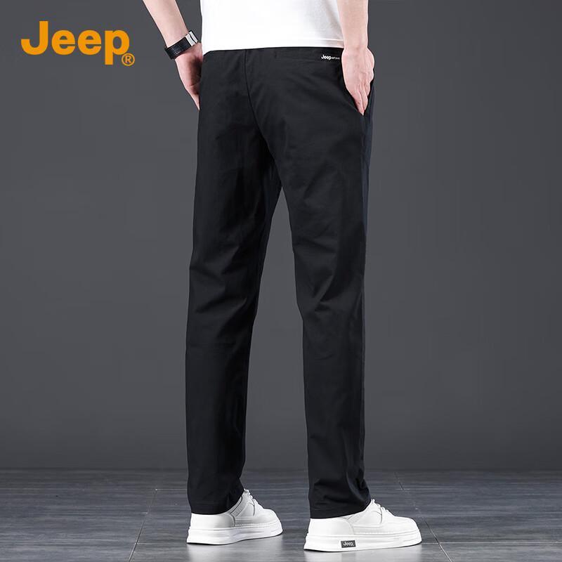 Jeep Men's Comfortable Straight-Leg Casual Pants