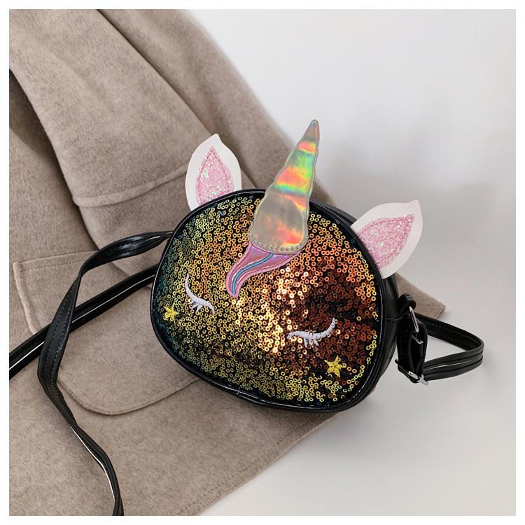 Baby Girl Unicorn Costume Style Childrens Small Shoulder Bag With Durable Pu Fabric