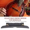 High Quality Adjustable Ebony Bridge For Mandolin Musical Accessory