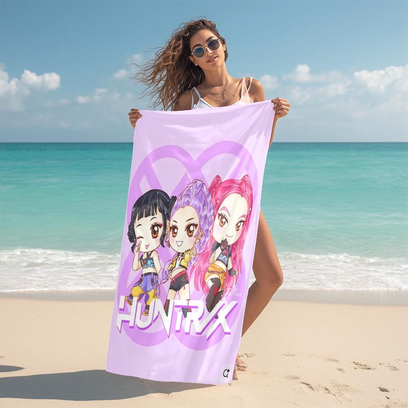 1Pc Fantasy Tiger Girl Beach Towel Microfiber Beach Towel Thin Absorbent For Beach Swimming Yoga Bath Sports 0917191