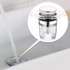 Drain Sink Press Type Filter Plug Shower Catcher Hair Core Basin Strainer Stopper Bounce Sink Drain Plug For Bathroom Kitchen