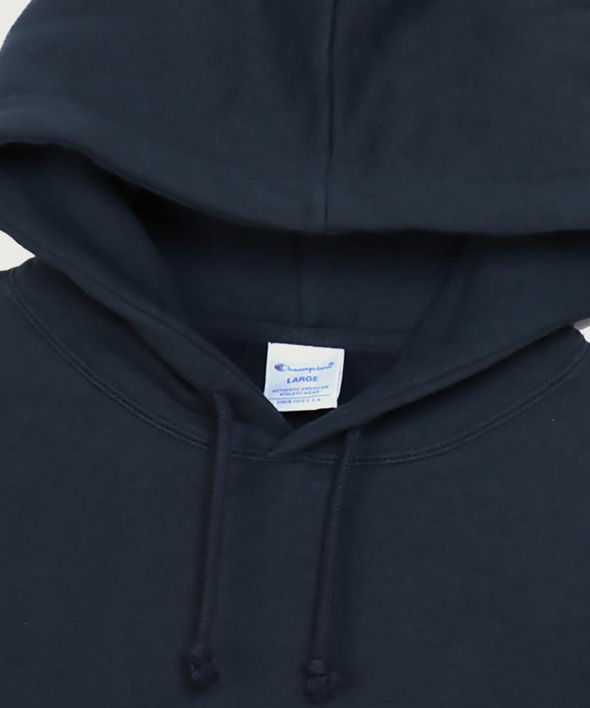 C Logo Regular Fit Hoodie Navy