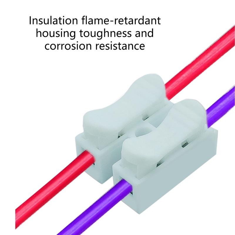 Pack Of 20 Press Fit Electrical Terminals Connectors Suitable For Easy  Wire Connection Home Circuit Upgrades