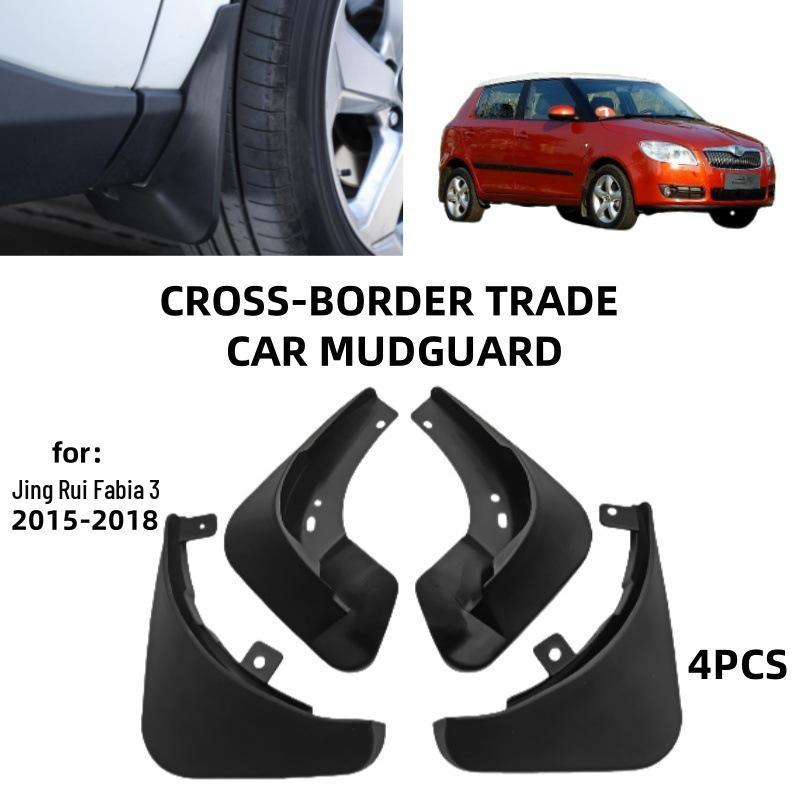 Накладка на крыло для моделей Skoda Fabia MK2 5J 2007-2011 гг., Идеально подходит для трансграничной торговли Black