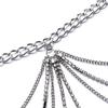 Versatile Metal Rhinestone Tassel Waist & Body Chain for Women 