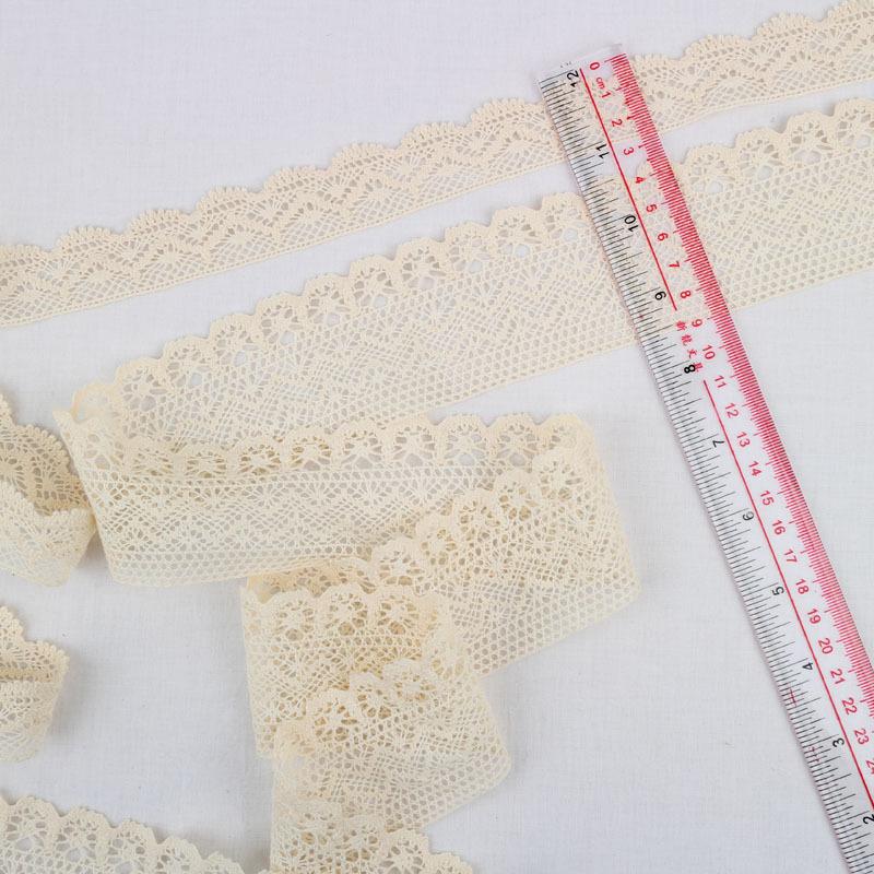 Korean Version Cotton Thread Flower Trim Accessories Fabric Clothing Curtain Strap Material Decorative Book White