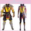 Cosplay kostým Scorpion z Mortal Kombat z lycrové látky pro fanoušky hry