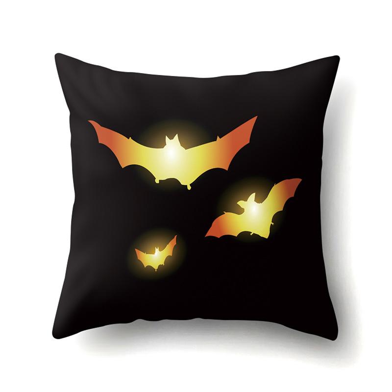 Halloween Pillowcase Car Waist Pillow Pumpkin Sofa Cushion Cover Office Home Living Room Pillowcase