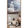 Anti-Gravity Water Drop Backflow Humidifier, Ultrasonic Mist Maker with Remote Control & RGB LED Color Night Light