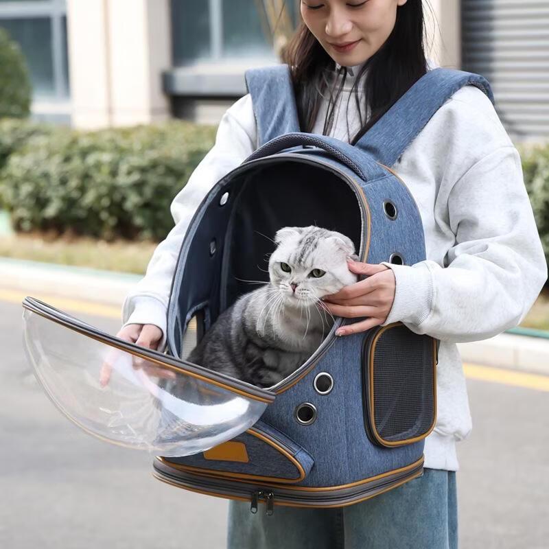 SEE KEAN Panoramic Space Capsule Pet Carrier Backpack