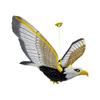 Bird Scarer Hanging Eagle Bird Scarecrow Fake Horned Hawk Decoy Outdoor Falcon Decor Eagle Fake Hawk Decoy Statue Garden Decor