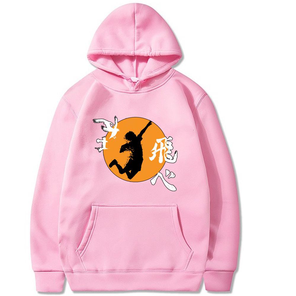 Haikyuu Anime Graphic Harajuku Hoodie Men's and Women's Harajuku Pullover Street Wear Unisex Autumn Winter Plushed