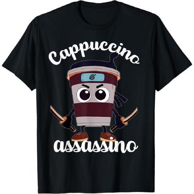 Brainrot Cappuccino Zabójca Włoska Koszulka