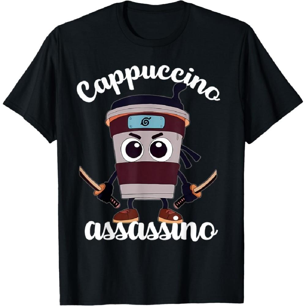 

Brainrot Cappuccino Assassino Italian T-Shirt XXXXXL чорний
