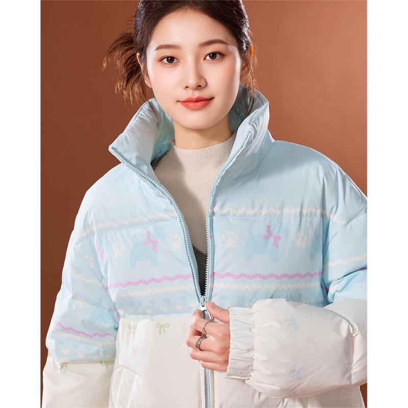 IEF Women's Korean Style Short Down Jacket