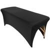 Solid minimalist style tablecloth high elasticity bed cover for beauty beds dining table anti slip anti stain arched table cover