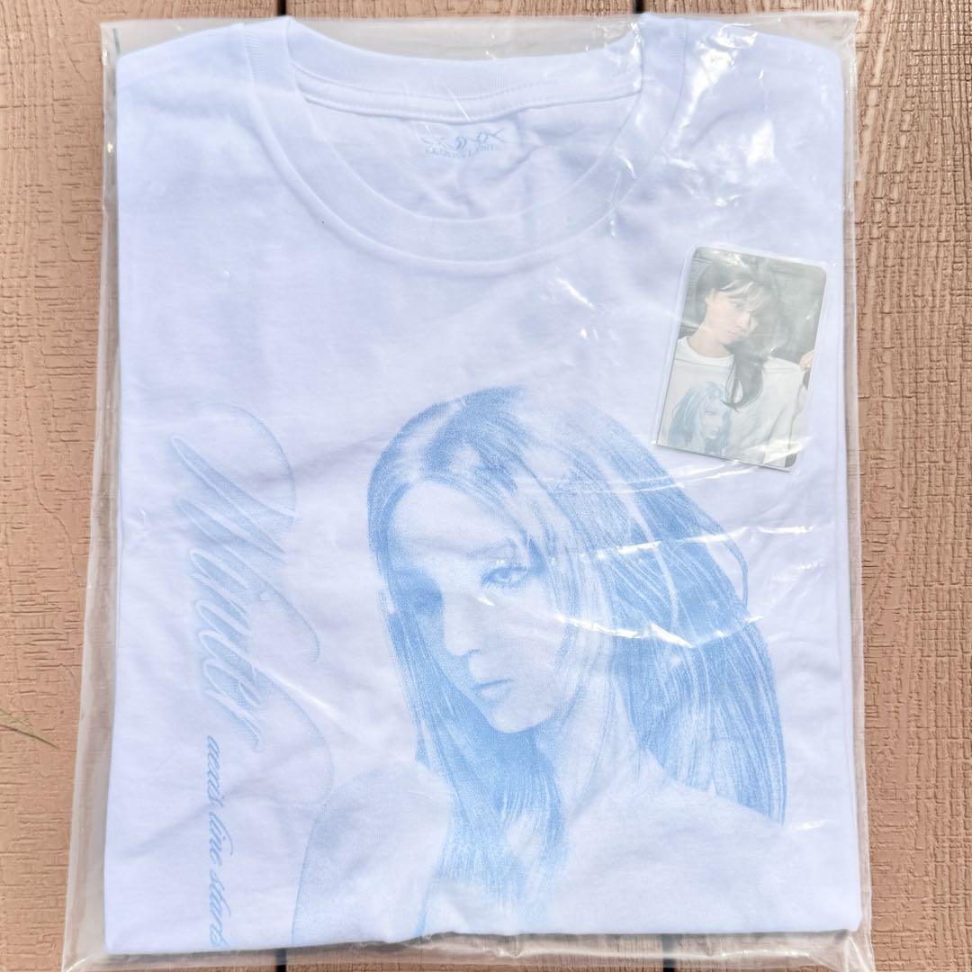 

[Б/У] Зимняя футболка aespa с торговой карточкой