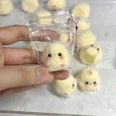 Niedliches Küken Squeeze Stressabbau Spielzeug Weiches Mochi Spielzeug Cartoon Slow Rebound Spielzeug Dekompression Squishy Spielzeug für Kinder/Mädchen Geschenke