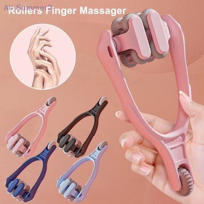 Masseur de Doigts Conception à Rouleaux Double Rangée Utilisation Facile Soulage la Fatigue des Doigts Masseur Portable pour les Articulations des Doigts avec Poignée Élastique