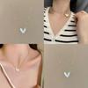 Trendy Heart-shaped Alloy Necklace Perfect For Any Occasion Gold Color