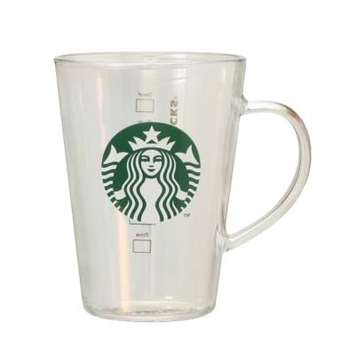 STARBUCKS Starbucks Heat Resistant Glass Logo Κούπα Star 384ml Heat Resistant Mug Glitter