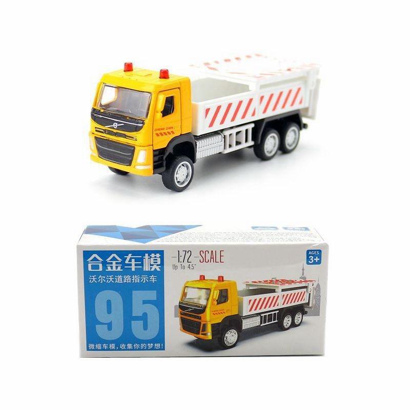 Alloy Volvo Road Command Truck Model With Inertia Control For Kids Playroom Decor