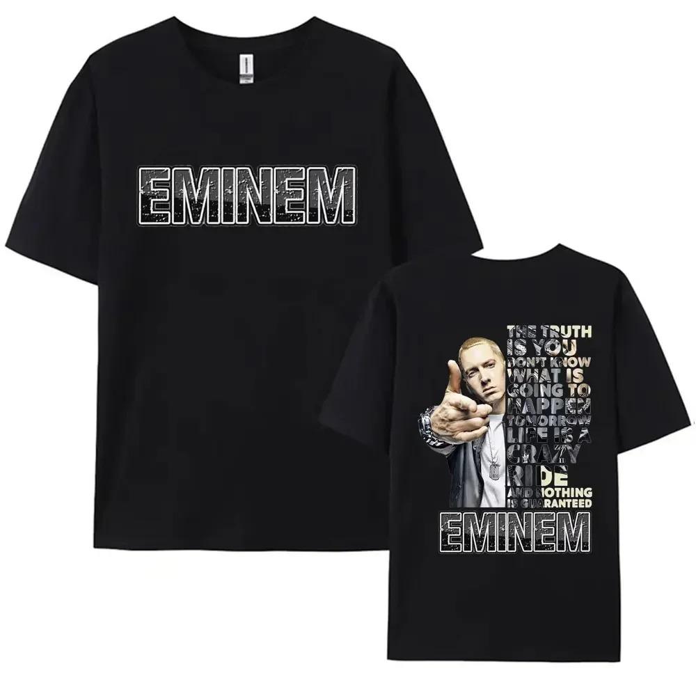 2026 Rapper Eminem New Album Graphic Print T-shirts Men Women's Hip Hop Trend Short Sleeve TShirt Summer Cotton T Shirt for Fans Gift