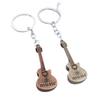 Cuteness Aesthetic Guitar Keychain Great Key Accessory Guitar Key Pendant Alloy Texture Suitable for Music Festivals
