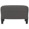 349338 vidaXL Footrest Grey 60x50x41 Cm Faux Leather