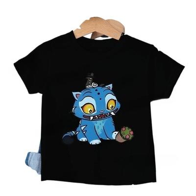 Derpy Tiger Kpop Demon Hunters Shirt for Kids 2025 Hot Movie Print Soft Baby Girl Boy T Shirt Cute Tiger Cartoon Clothes