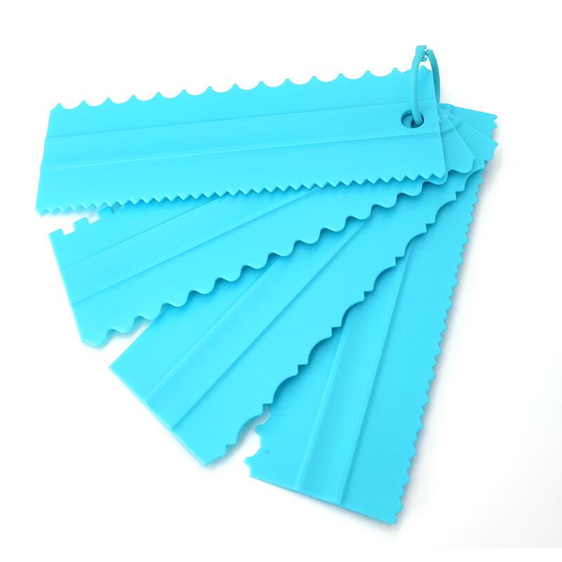 Ruhan Plastic Baking Scraper & Spatula Set