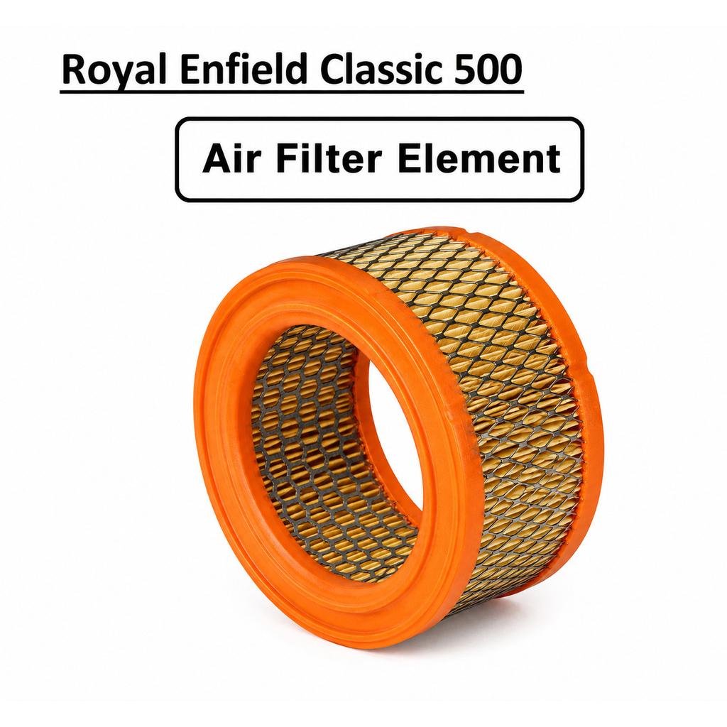 Royal Enfield Old Classic 500 "Air Filter Element" and "Oil Filter"
