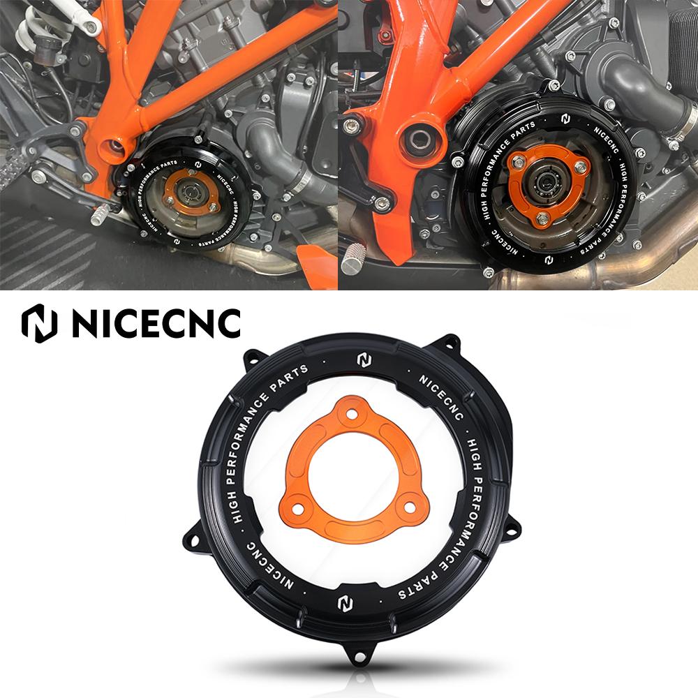 For KTM 1050 1090 1190 1290 Adventure R/S/T 2017-24 Clear Engine Clutch Cover Pressure Plate 1290 Super Duke R/GT/EVO 2014-2024