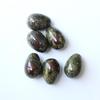 30mm Purple Pink Agate Crystal Egg Shaped Stone
