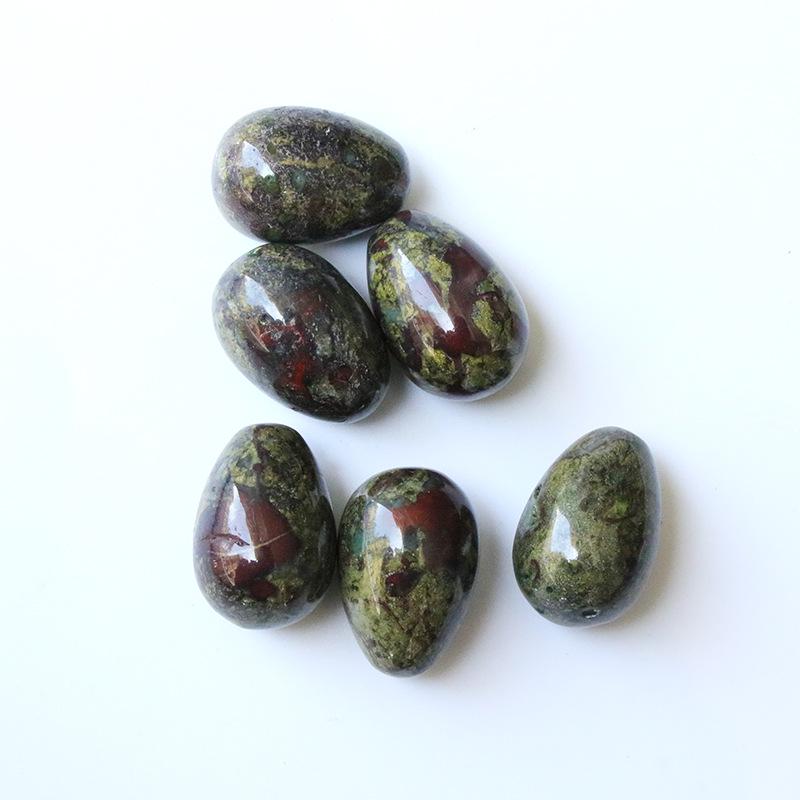 30mm Purple Pink Agate Crystal Egg Shaped Stone