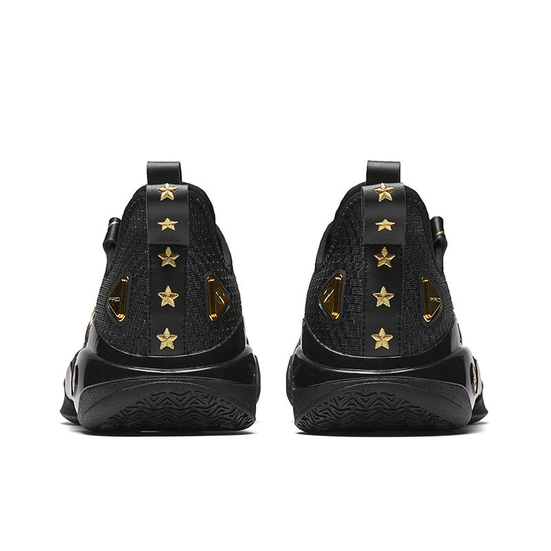 Anta Shock Wave 5 Pro Glory Men Sneakers Black Gold 112531133S-3