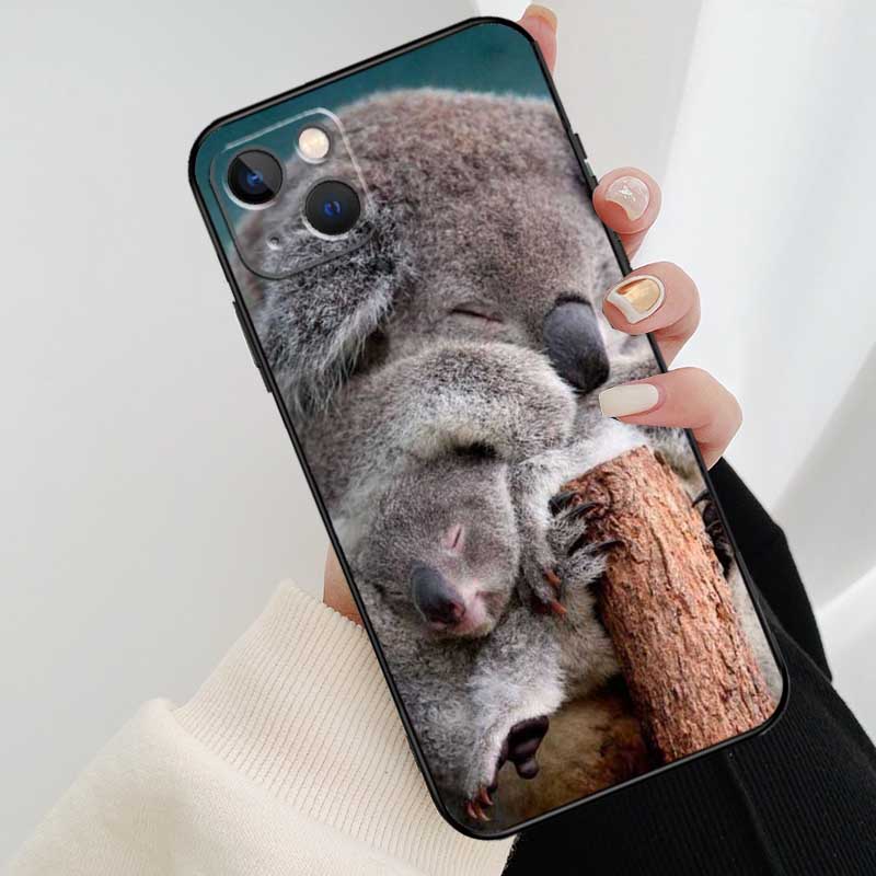 Australian Koala Phone Case For iPhone 17 Pro Max 16 15 11 13 12 14 Pro Max mini 15 16 Plus 16e 17 Air Cover
