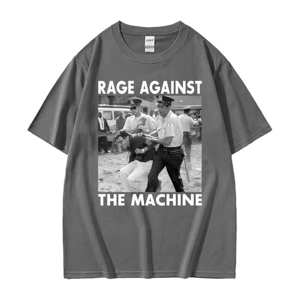 Camisetas Divertidas de Meme de Bernie Sanders Camiseta Gráfica Rage Against The Machine para Hombre Mujer Verano Calle Alta Camisetas de Manga Corta