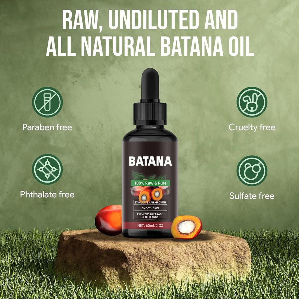 Batana For Hair Growth Oil,hair Growth Oil,hair Oil,Stimulates Hair Growth, Batana Moisturizes And Repairs Dryness, 60ml